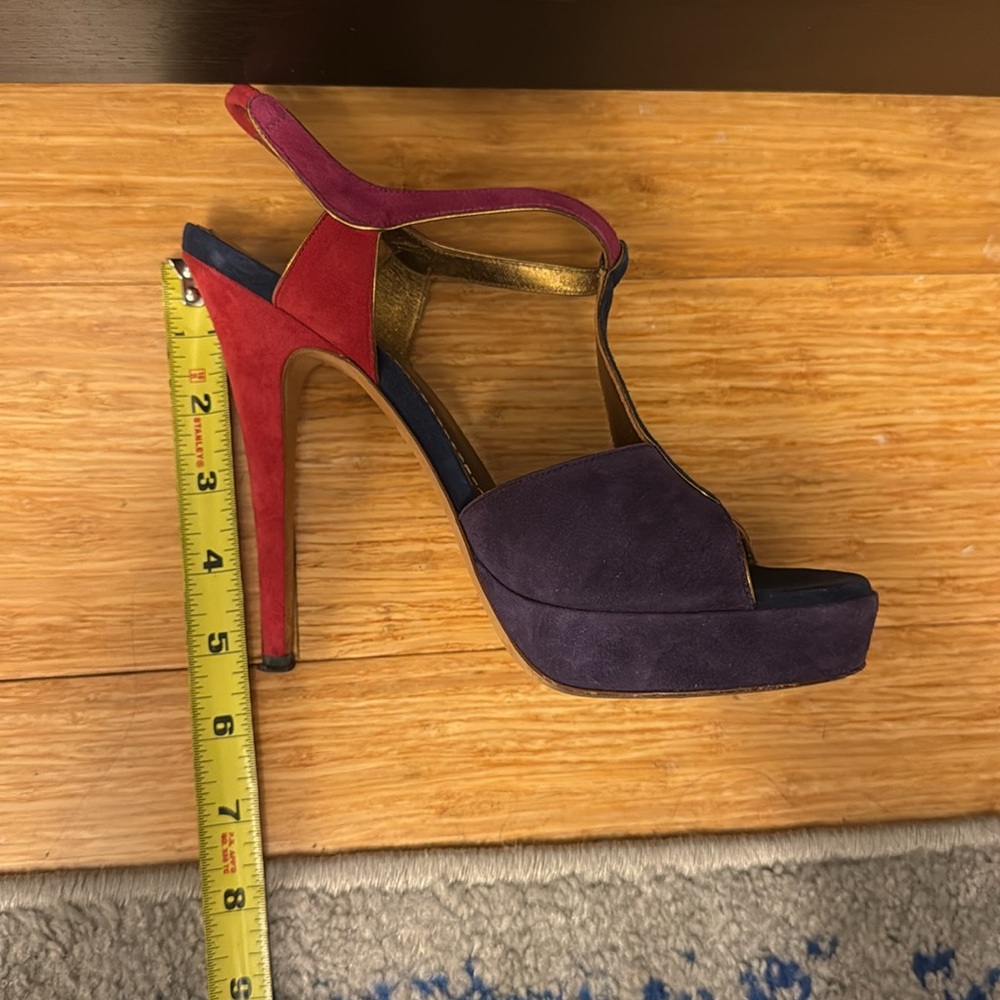 Ysl Tri-Color Suede Tributes - Size 38 - image 7